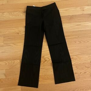 Stella McCartney Black Pants w Wood Grain Pattern